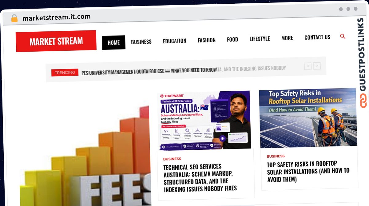 Publish Guest Post on marketstream.it.com