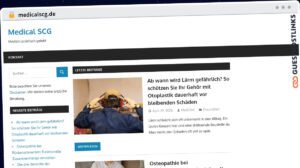 Publish Guest Post on medicalscg.de