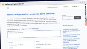 Publish Guest Post on mein-schriftgenerator.de