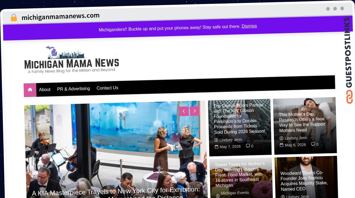 Publish Guest Post on michiganmamanews.com