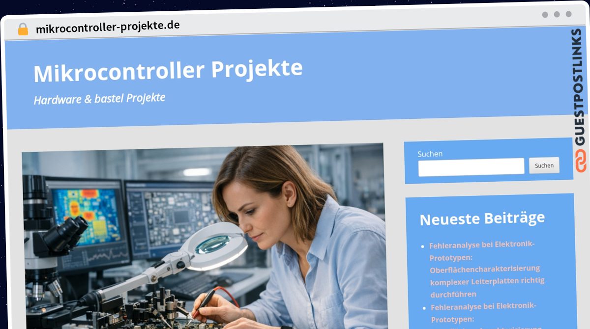Publish Guest Post on mikrocontroller-projekte.de