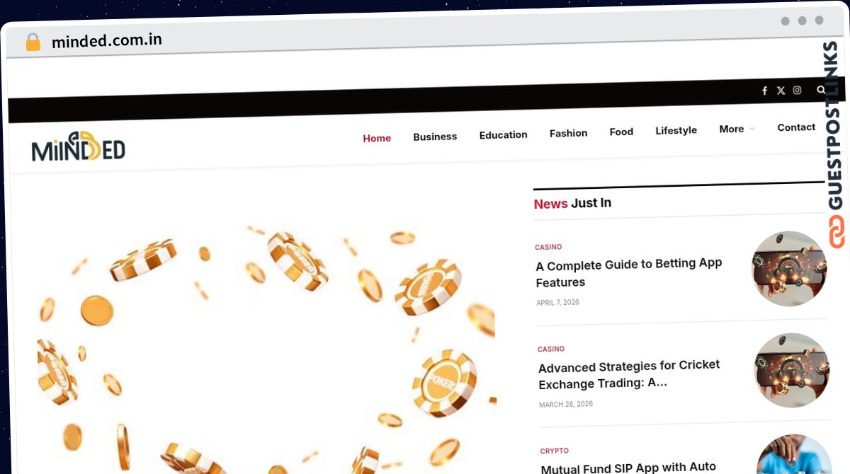 Publish Guest Post on minded.com.in