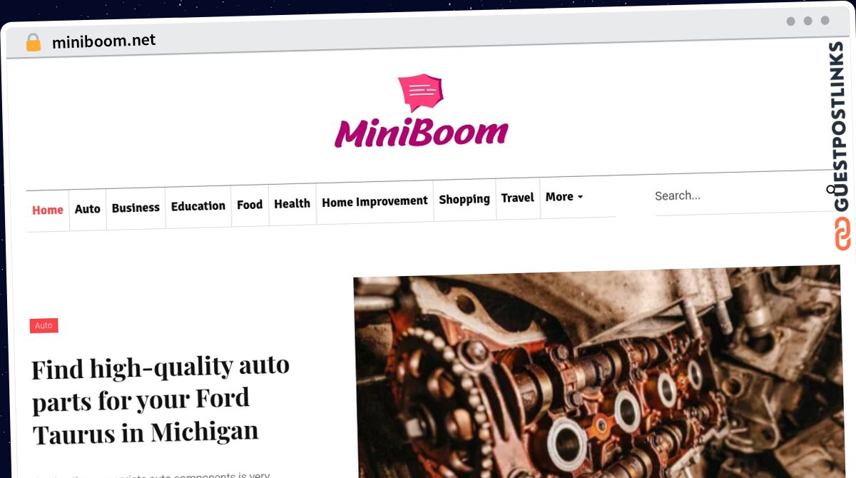 Publish Guest Post on miniboom.net