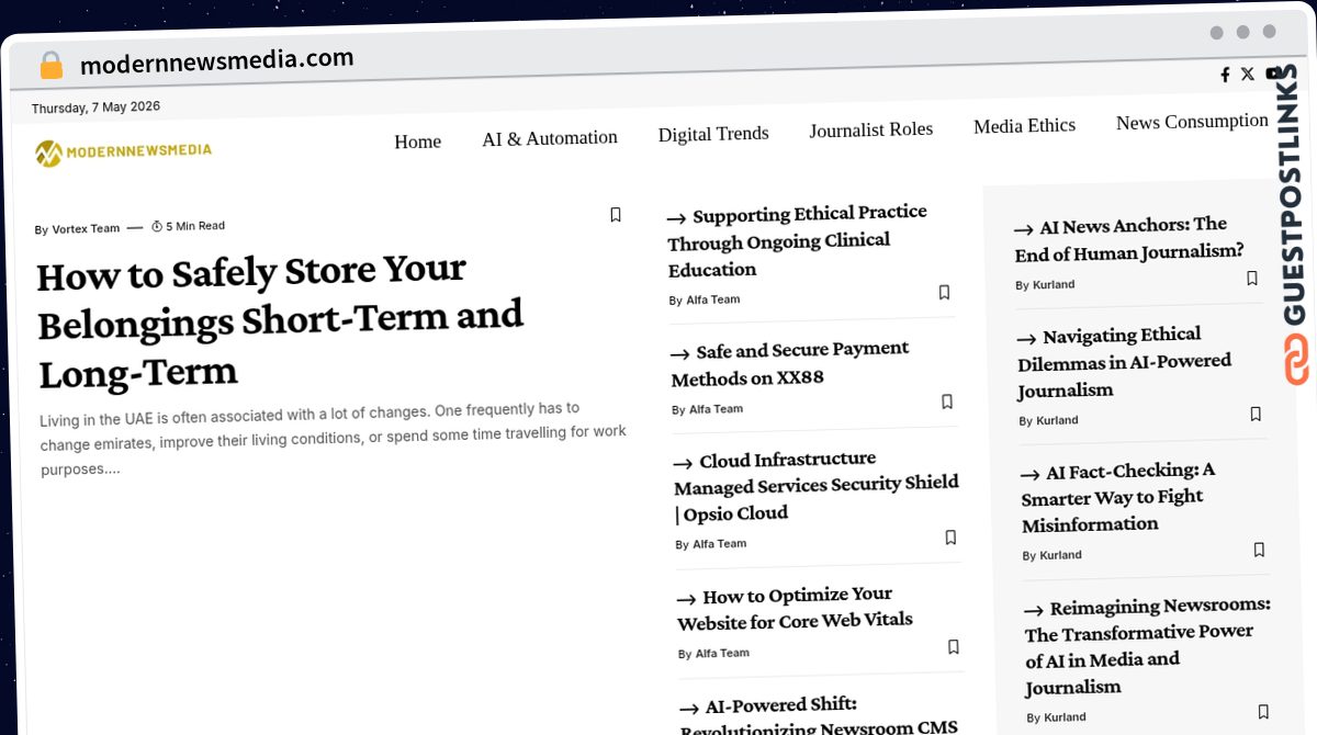 Publish Guest Post on modernnewsmedia.com