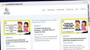 Publish Guest Post on monthlyblessings.com