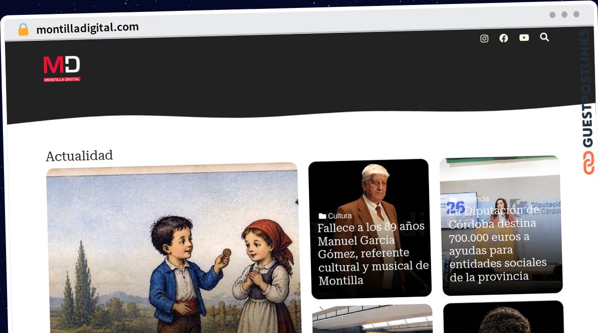 Publish Guest Post on montilladigital.com