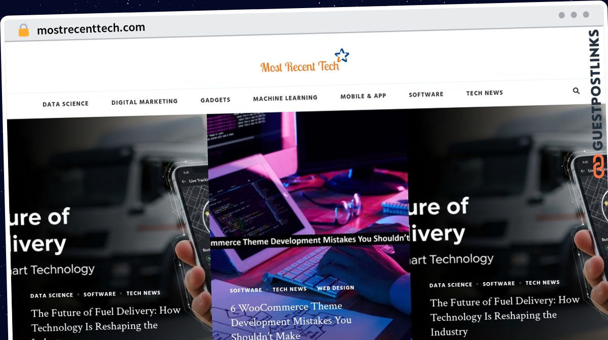 Publish Guest Post on mostrecenttech.com