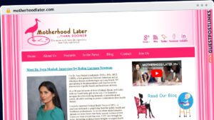 Publish Guest Post on motherhoodlater.com