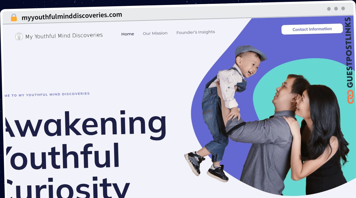 Publish Guest Post on myyouthfulminddiscoveries.com