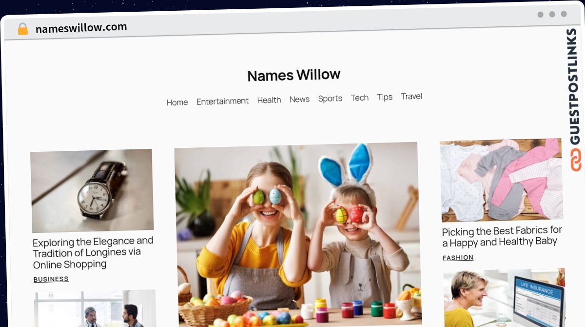 Publish Guest Post on nameswillow.com
