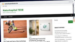 Publish Guest Post on naturkapitalteeb.de