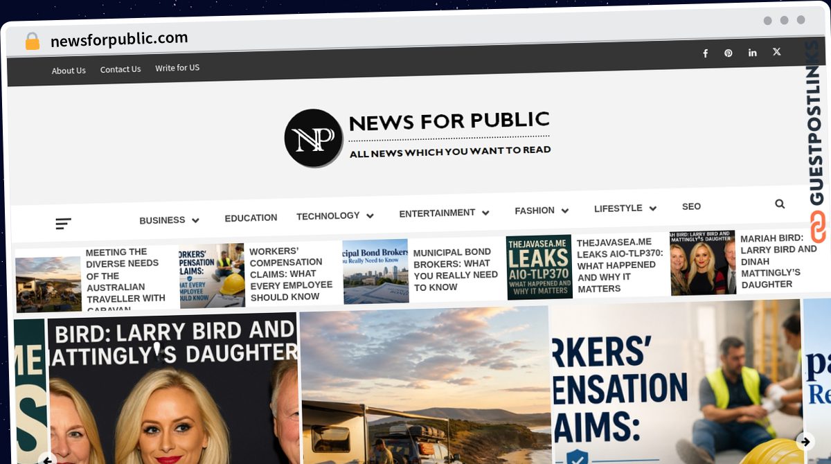 Publish Guest Post on newsforpublic.com