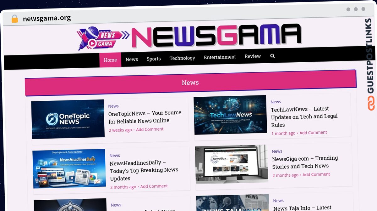 Publish Guest Post on newsgama.org