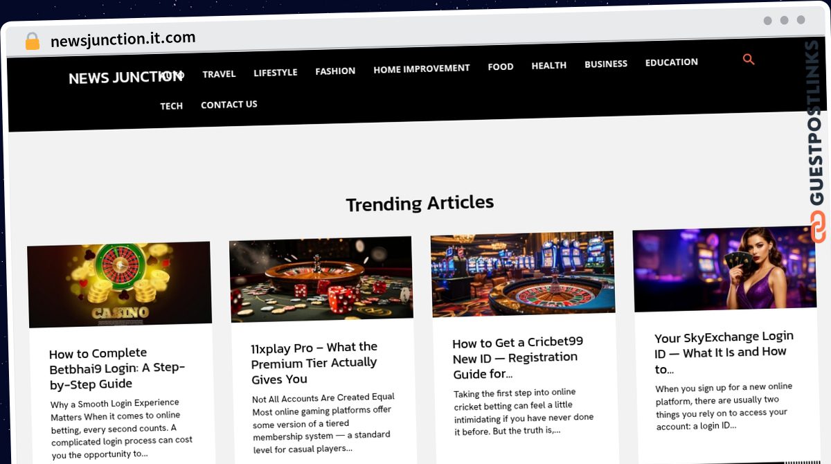 Publish Guest Post on newsjunction.it.com