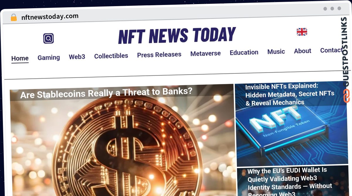 Publish Guest Post on nftnewstoday.com