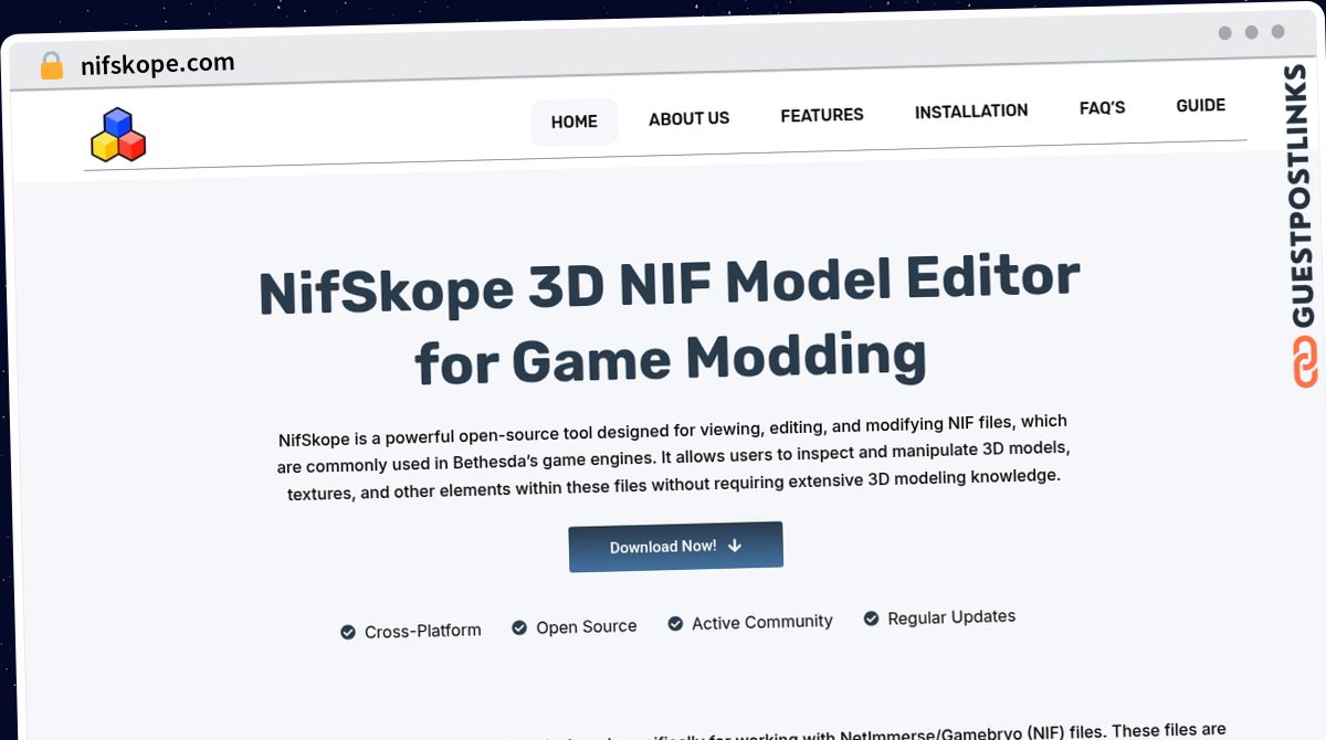 Publish Guest Post on nifskope.com