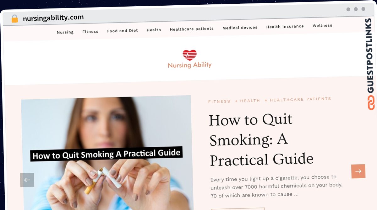 Publish Guest Post on nursingability.com