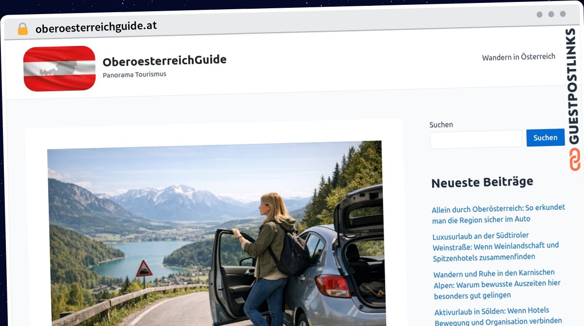 Publish Guest Post on oberoesterreichguide.at