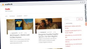 Publish Guest Post on ocadia.de