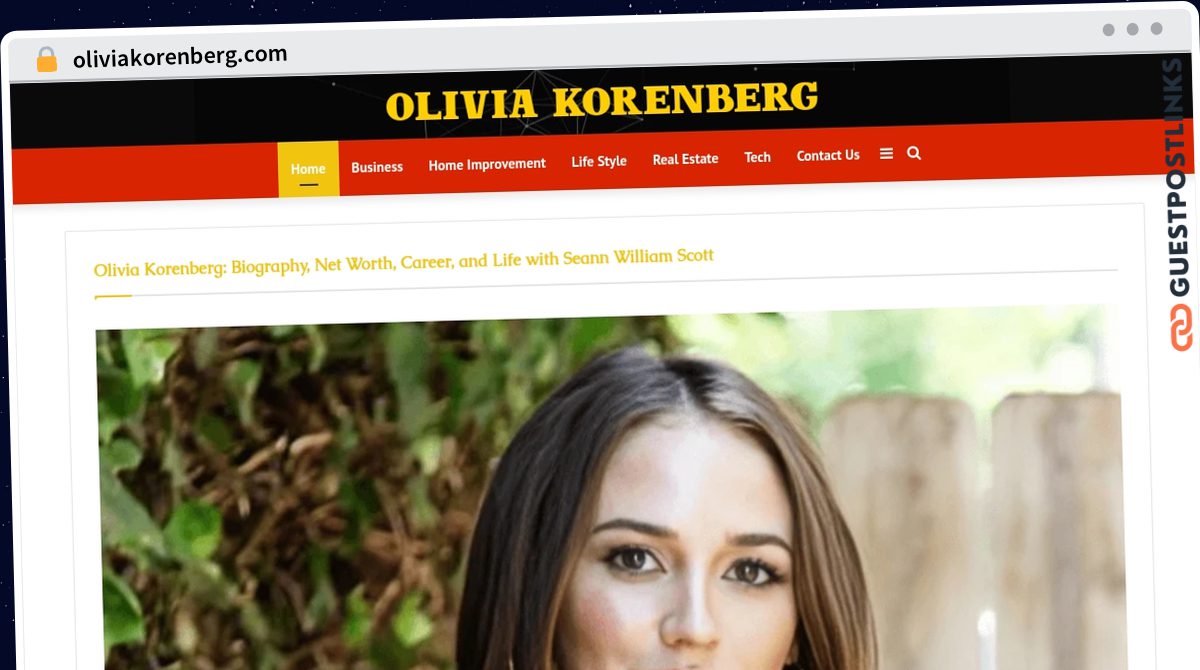 Publish Guest Post on oliviakorenberg.com