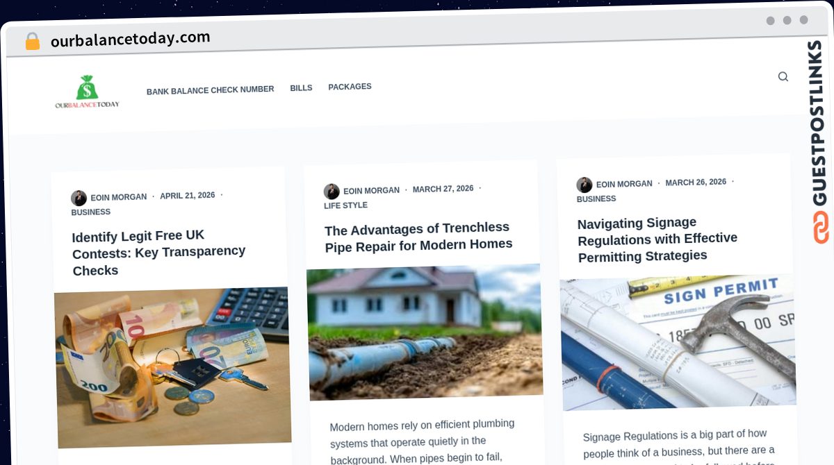 Publish Guest Post on ourbalancetoday.com