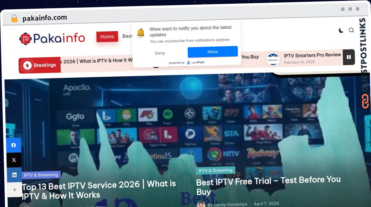 Publish Guest Post on pakainfo.com