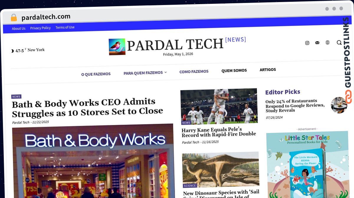 Publish Guest Post on pardaltech.com