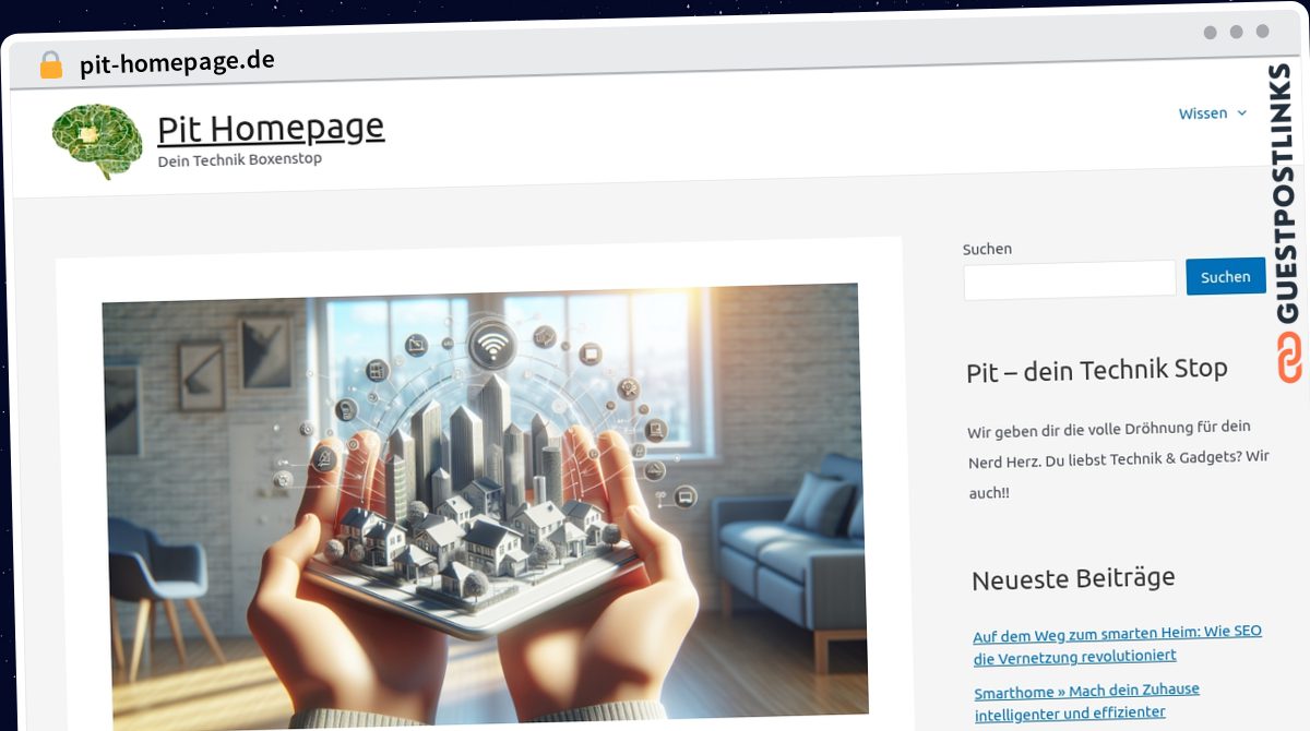 Publish Guest Post on pit-homepage.de