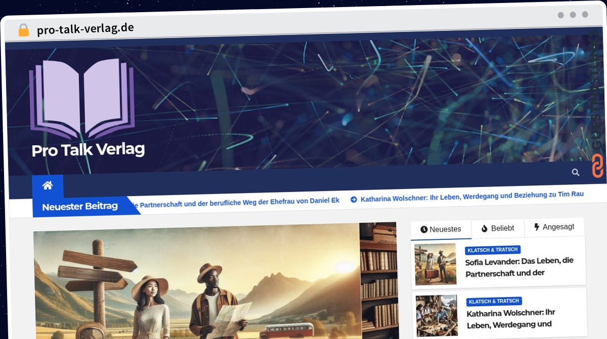 Publish Guest Post on pro-talk-verlag.de