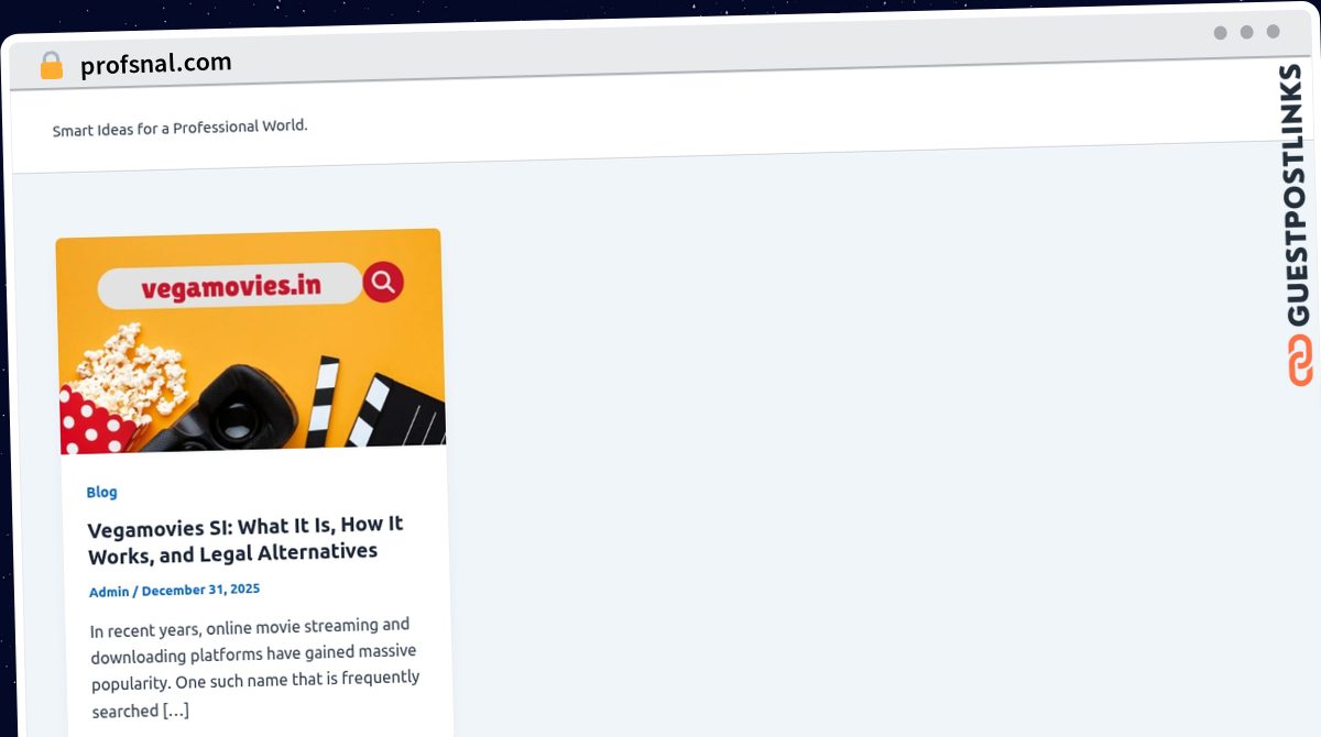 Publish Guest Post on profsnal.com