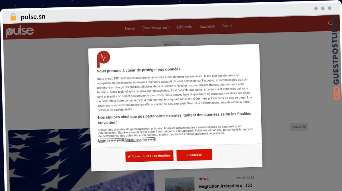 Publish Guest Post on pulse.sn