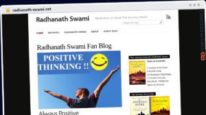 Publish Guest Post on radhanath-swami.net