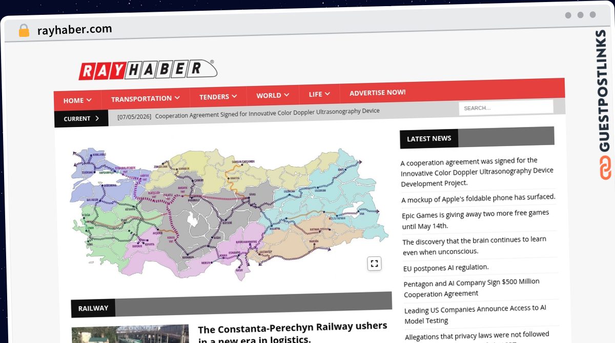 Publish Guest Post on rayhaber.com