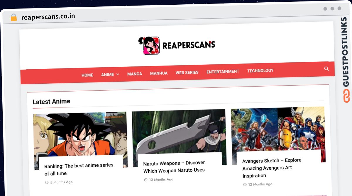 Publish Guest Post on reaperscans.co.in