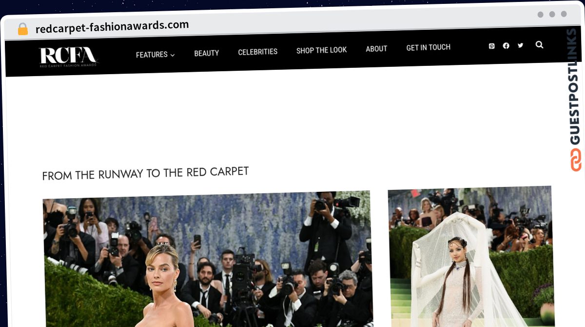 Publish Guest Post on redcarpet-fashionawards.com