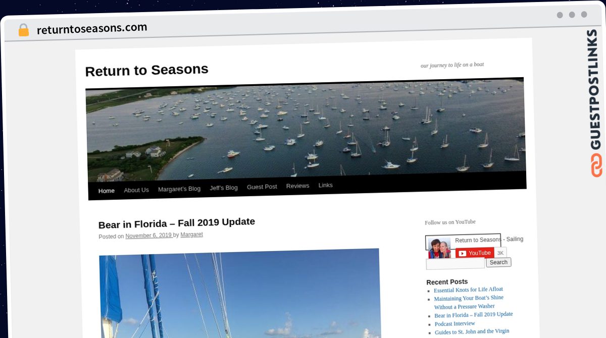 Publish Guest Post on returntoseasons.com
