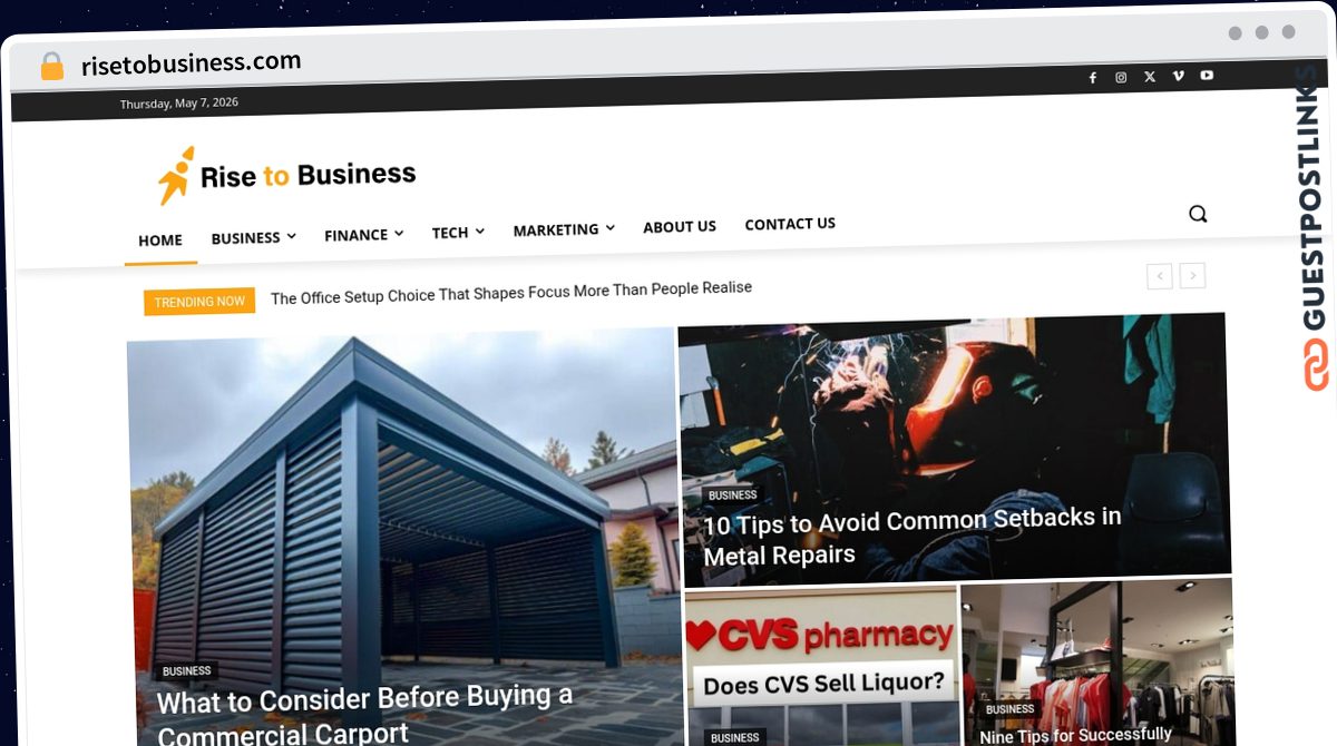 Publish Guest Post on risetobusiness.com