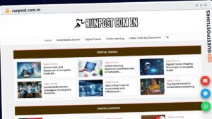 Publish Guest Post on runpost.com.in