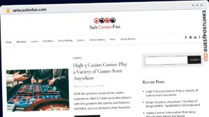 Publish Guest Post on safecasinofun.com