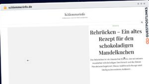 Publish Guest Post on schlemmerinfo.de