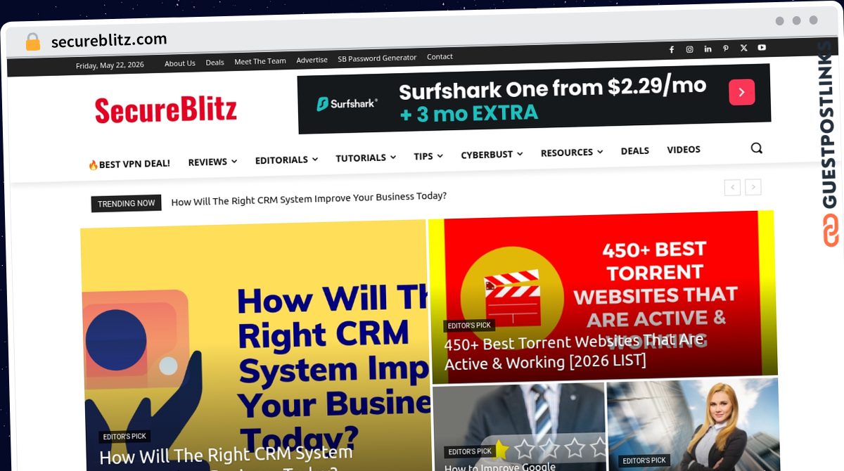 Publish Guest Post on secureblitz.com
