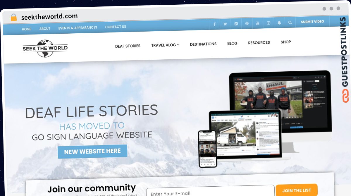 Publish Guest Post on seektheworld.com