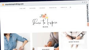 Publish Guest Post on sharetoinspireblog.com