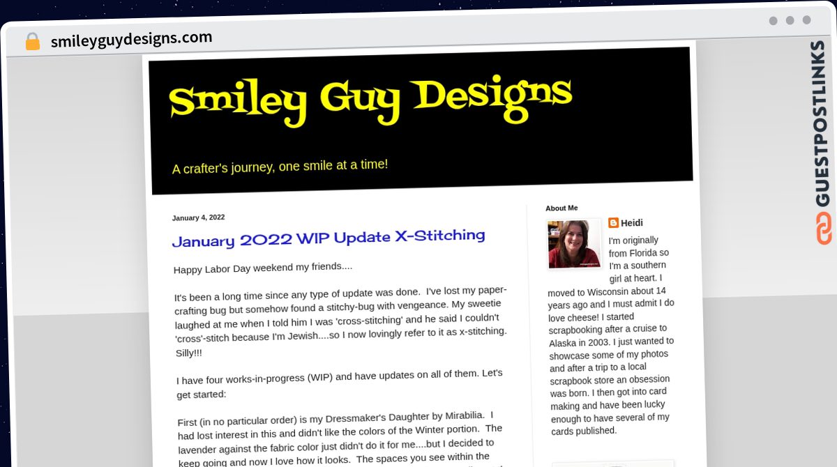 Publish Guest Post on smileyguydesigns.com
