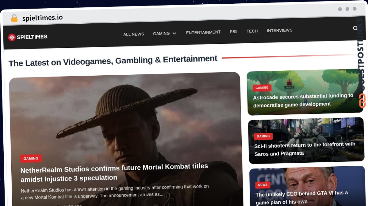 Publish Guest Post on spieltimes.io