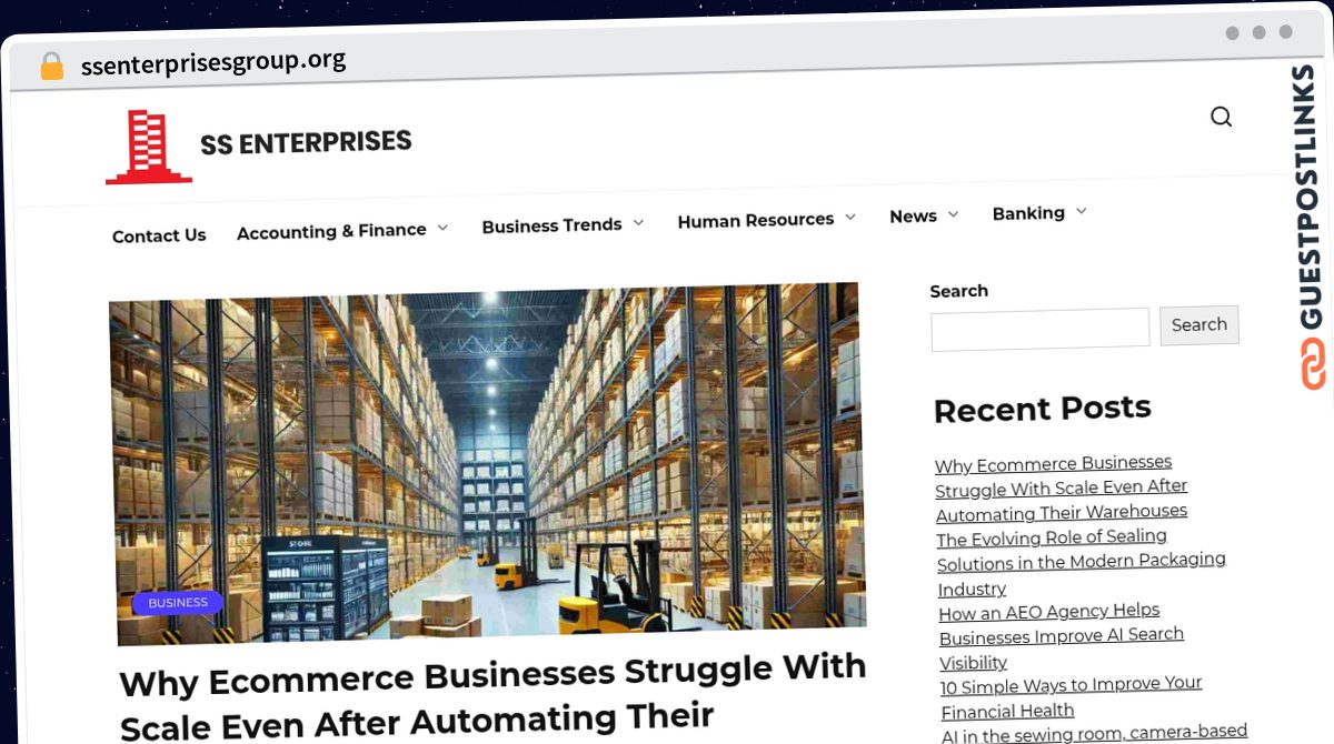 Publish Guest Post on ssenterprisesgroup.org