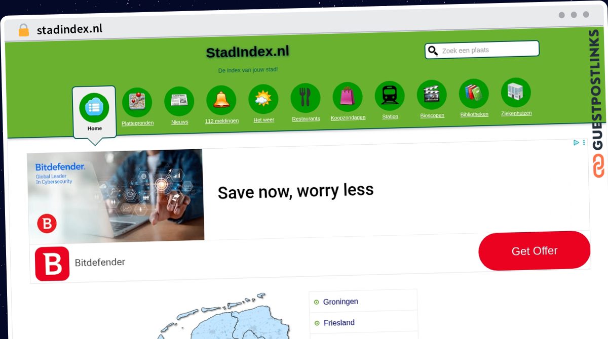 Publish Guest Post on stadindex.nl
