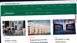 Publish Guest Post on starbucks-menus.com