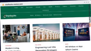 Publish Guest Post on starbucks-menus.com