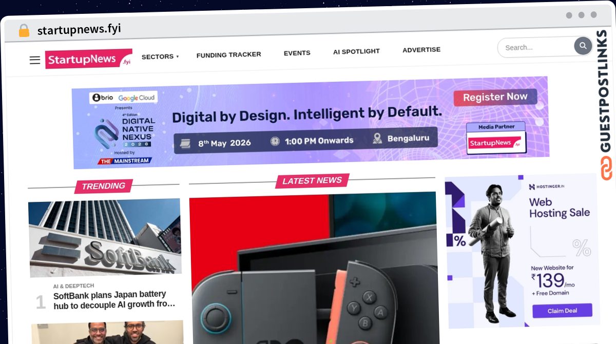 Publish Guest Post on startupnews.fyi